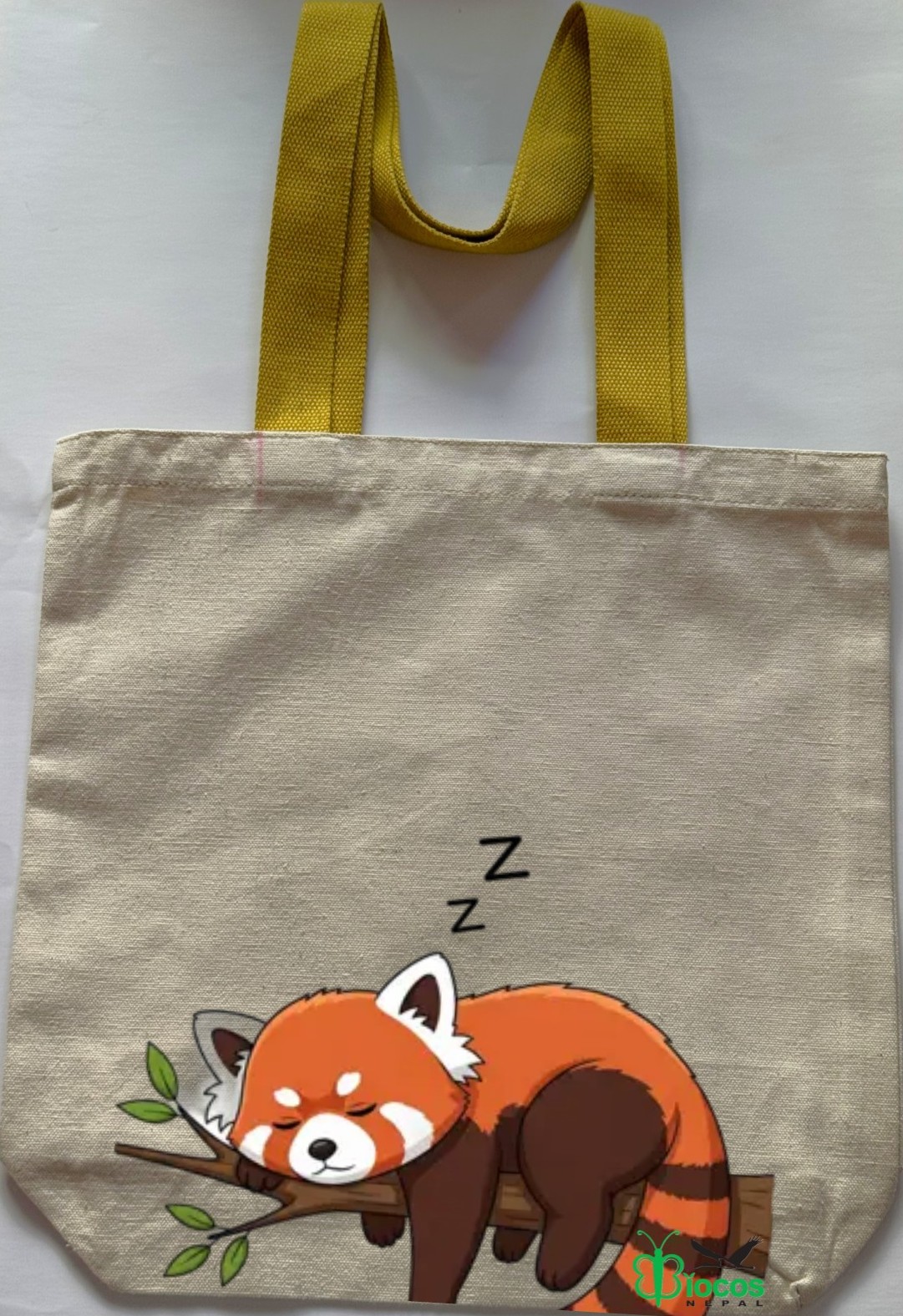Red Panda Canvas Tote